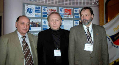 Chairman of Non-governmental Council for National Security of Russia A.Ognivcev (pictured in the Centre).
